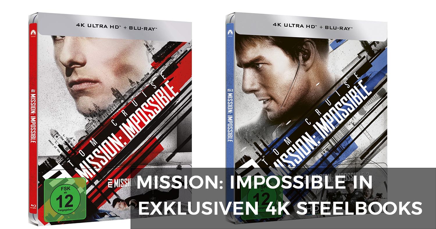 Mission Impossibl - 4K UHD Steelbooks mit Logo