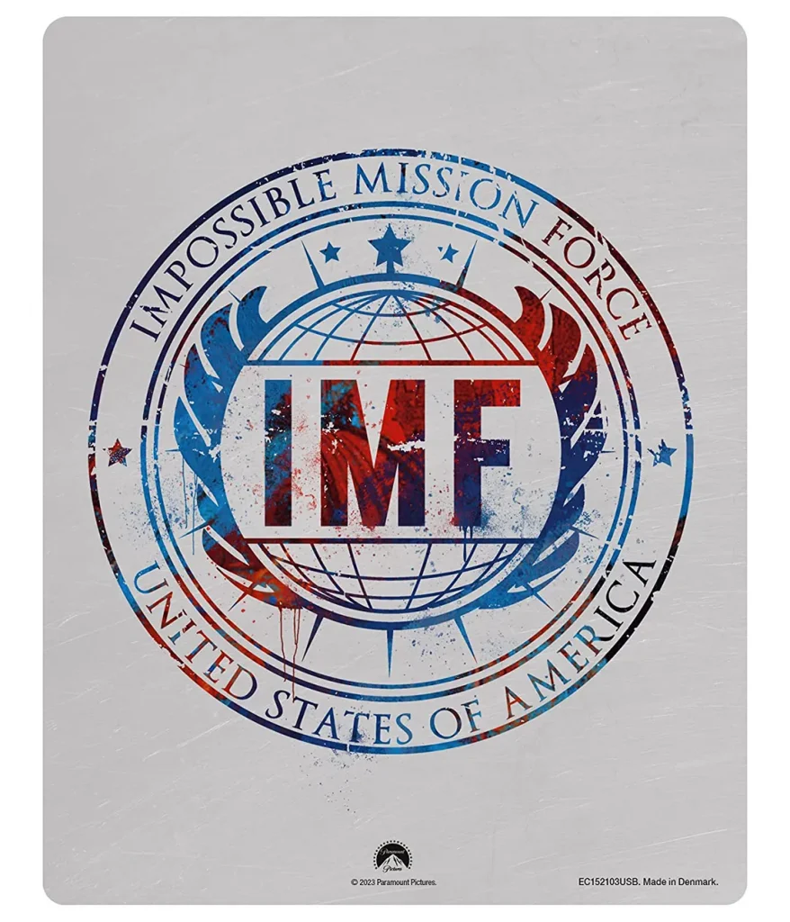 Mission Impossible 4K Steelbook Backcover UHD Blu-ray Disc