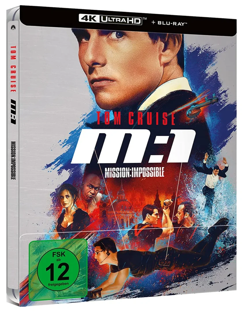 Mission: Impossible 1 – 4K Steelbook 2023 (UHD + Blu-ray Disc)