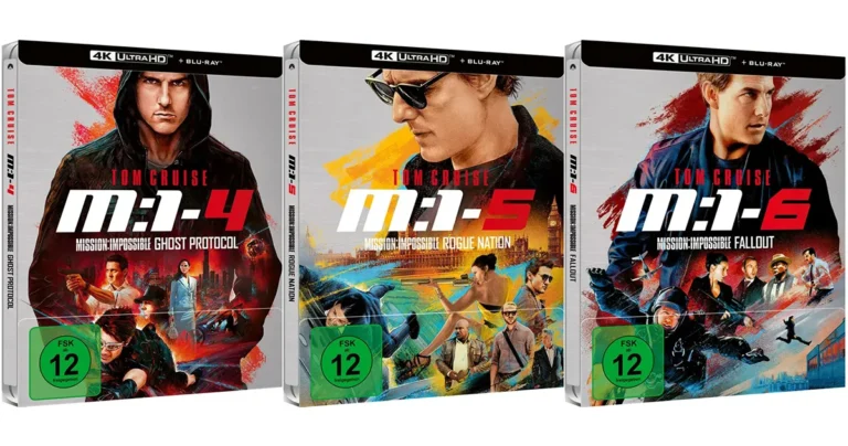 Aus 3 mach 6: Universal komplettiert Mission Impossible Steelbook-Reihe