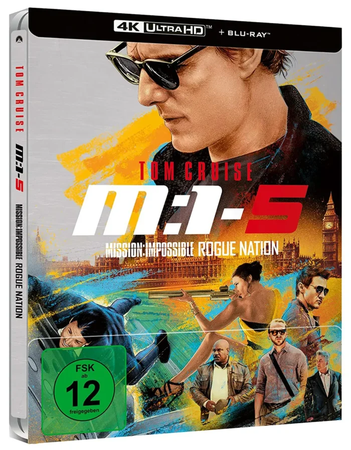 Mission: Impossible 5: Rogue Nation – 4K Steelbook 2023 (UHD + Blu-ray Disc)