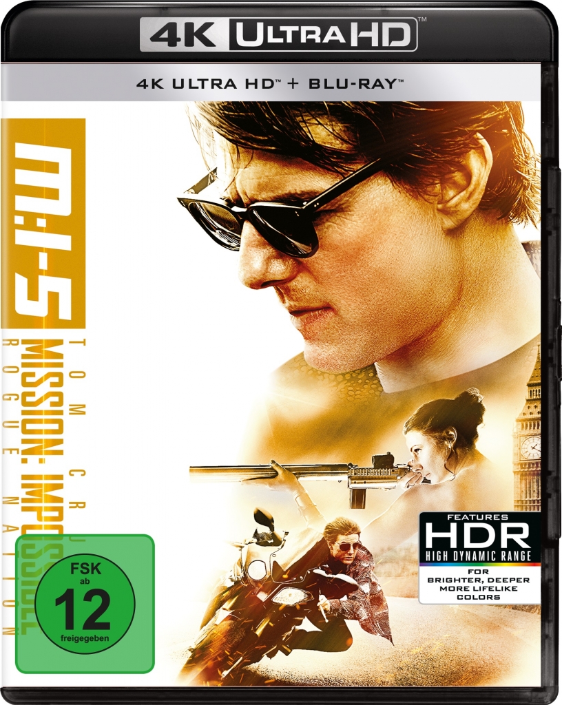 4K UHD Cover zu Mission: Impossible 5 - Rogue Nation