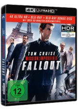Mission: Impossible 6 - Fallout (4K UHD Blu-ray Disc Cover)
