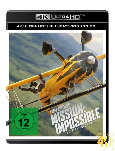 Mission Impossible The Final Reckoning 4K Blu-ray Ultra HD Blu-ray Disc