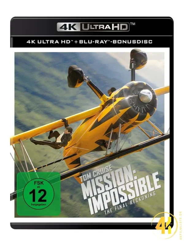 Mission: Impossible 8 – The Final Reckoning – 4K Blu-ray (UHD + Bonus Blu-ray Disc)
