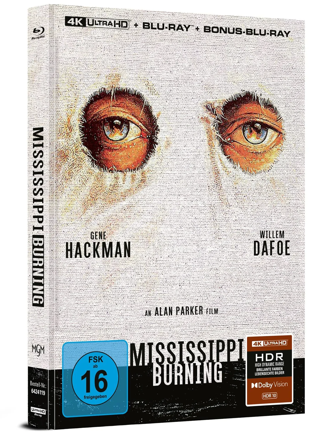 Mississippi Burning – 4K Mediabook (UHD + Blu-ray Disc + Bonus Blu-ray)