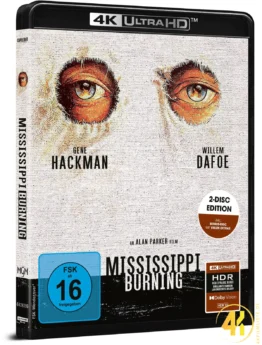Mississippi Burning 4K Blu-ray UHD Keep Case Ultra HD Blu-ray Disc