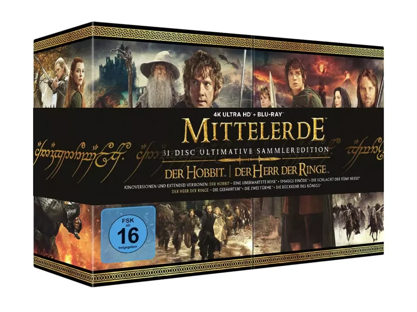 Mittelerde 4K Collection (Extended) – 4K Blu-ray (UHD + Blu-ray Disc)