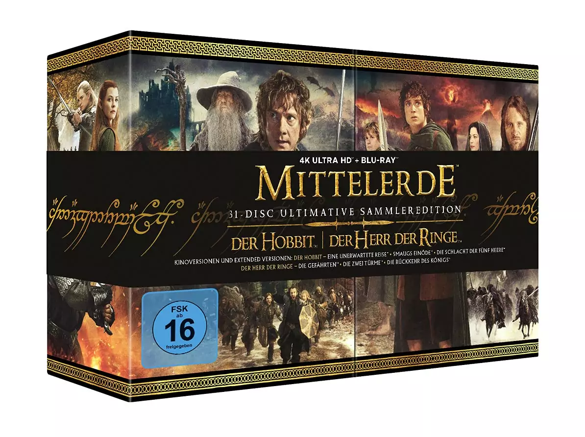 Mittelerde 4K Collection (Extended) – 4K Blu-ray (UHD + Blu-ray Disc)