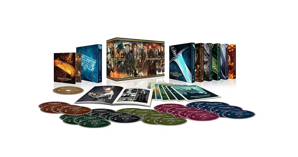Mittelerde Collection mit allen 4K Blu-rays und Blu-rays der Saga