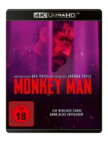 Monkey Man 4K Ultra HD Blu-ray Disc