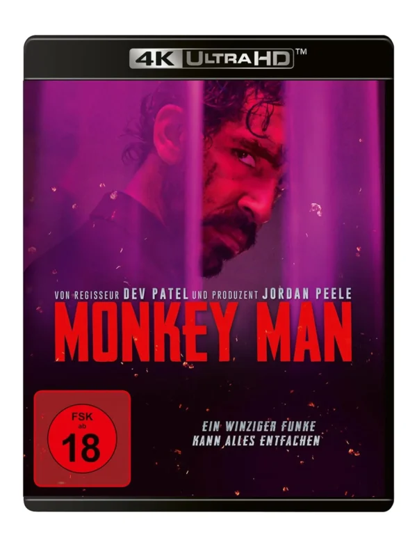 Monkey Man – 4K Blu-ray (UHD + Blu-ray Disc)