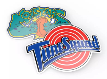 TuneSquad & Monstars Vinyl Sticker aus Space Jam 4K Titans of Cult Steelbook