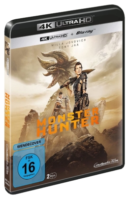 Monster Hunter 4K Blu-ray mit Milla Jovovich
