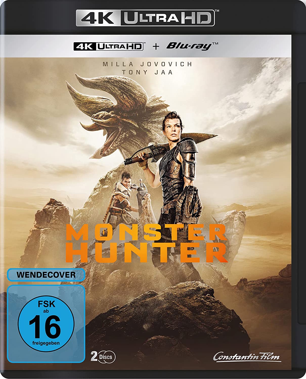 Monster Hunter 4K Blu-ray im Doppelset mit Blu-ray Disc