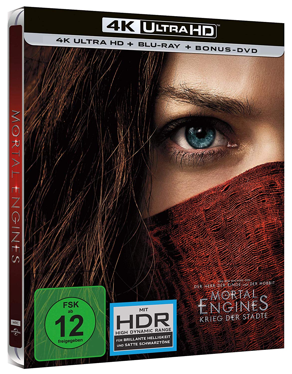 Mortal Engines: Krieg der Städte – 4K Steelbook (UHD + Blu-ray Disc)