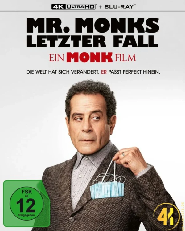 Mr. Monk’s letzter Fall: Ein Monk Film – 4K Blu-ray (UHD + Blu-ray Disc)