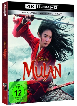 Mulan (2020) - 4K-Blu-ray Disc mit Pappschuber (Cover: Yifei Liu)
