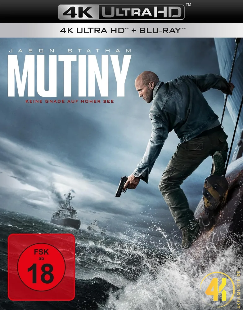 Mutiny Frontcover 4K Blu-ray Ultra HD Blu-ray Disc