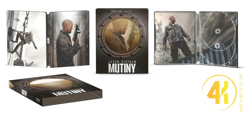 Mutiny O Card Schuber 4K Steelbook Ultra HD Blu-ray Disc