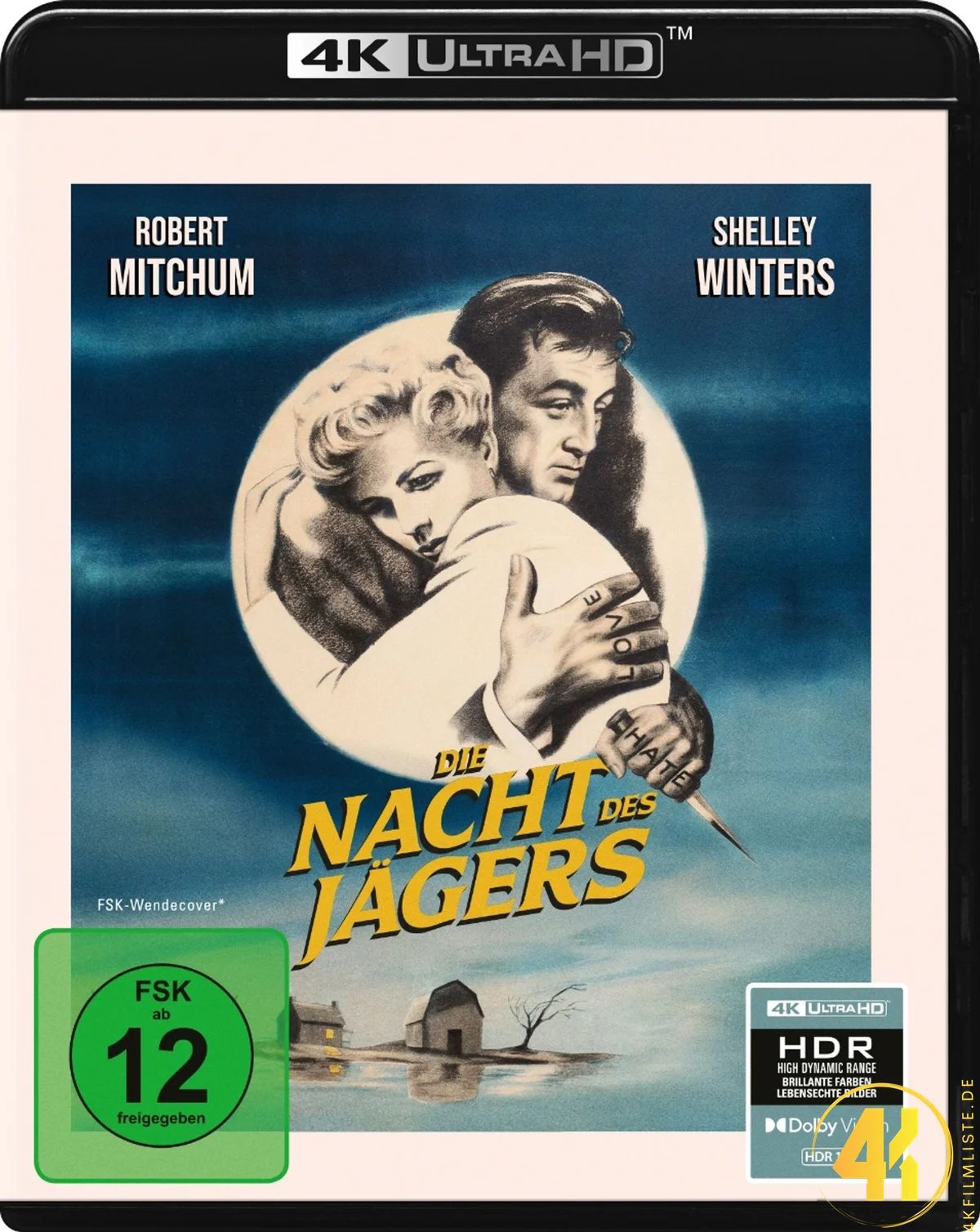Die Nacht des Jägers – 4K Blu-ray (UHD Blu-ray Disc)