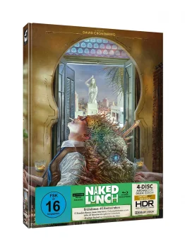 Naked Lunch 4K Mediabook Cover Art Edition limitiert auf 500 Einheiten