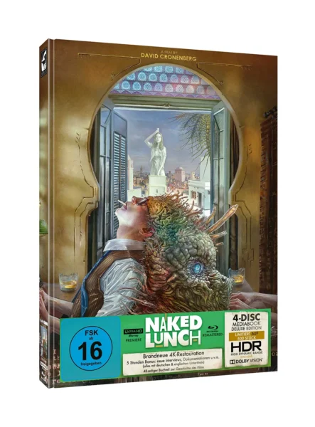 Naked Lunch (Art Edition) – 4K Mediabook (UHD + Blu-ray + Bonus Blu-ray)