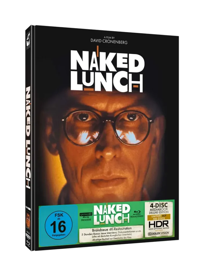 Naked Lunch (Internationales Motiv) – 4K Mediabook (UHD + Blu-ray + Bonus Blu-ray)
