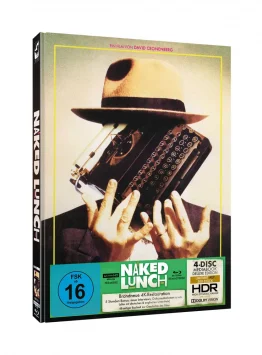 4K Mediabook deutsches Kinomotiv Naked Lunch von David Cronenberg
