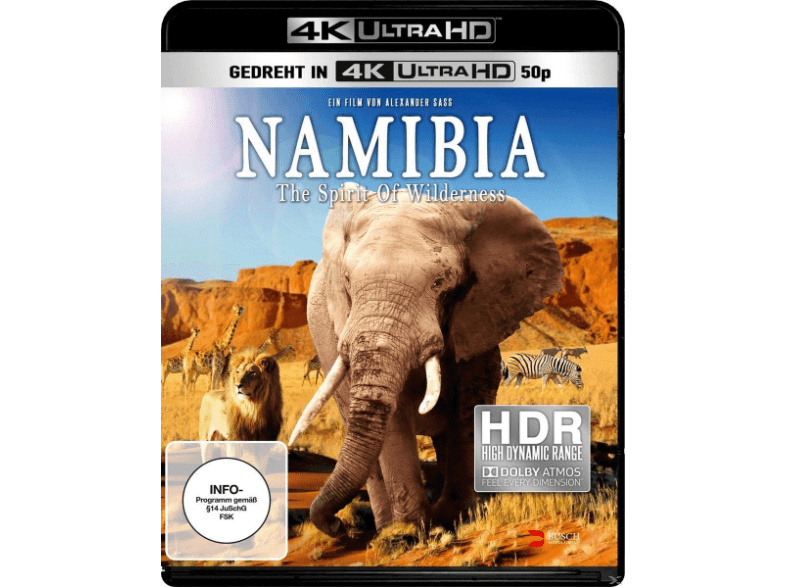 Namibia The Spirit of Wilderness 4k Ultra HD Blu-ray Disc in HDR