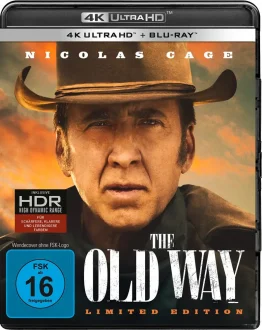 The Old Way - 4K Blu-ray Disc Cover mit Nicolas Cage
