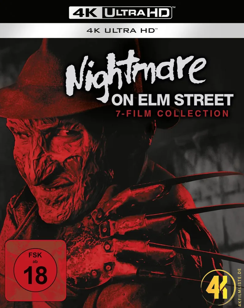 Nightmare on Elm Street 4K Blu-ray Frontcover Ultra HD Blu-ray Disc