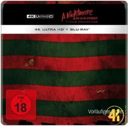 Nightmare on Elm Street 4K Steelbook Front Ultra HD Blu-ray Disc