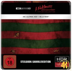 Nightmare on Elm Street (Ultimate Edition) (7 Movie Collection) – 4K Steelbook (7x UHD + 4x Blu-ray Disc)