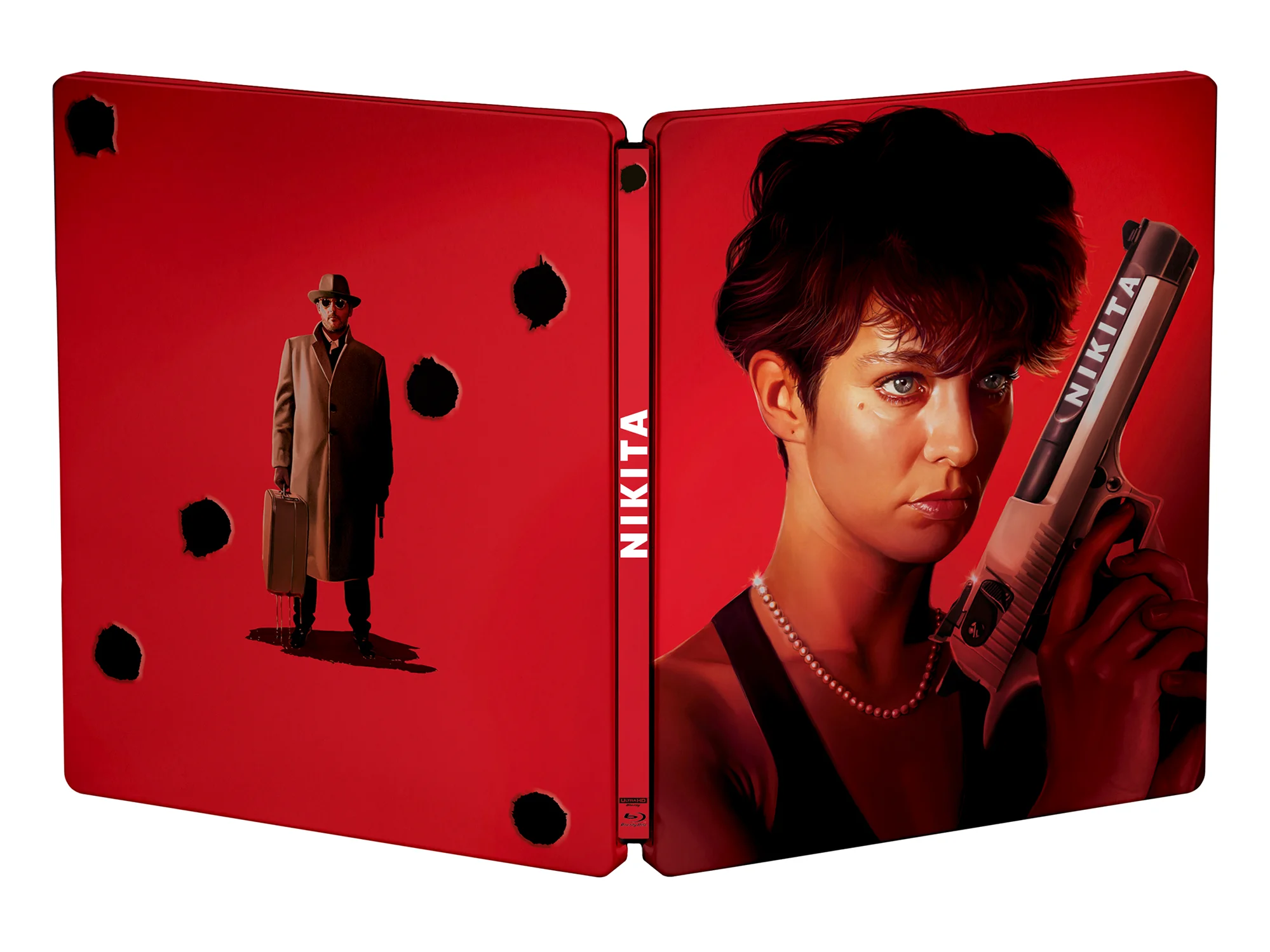 Nikita Ultra HD Steelbook Front Backcover