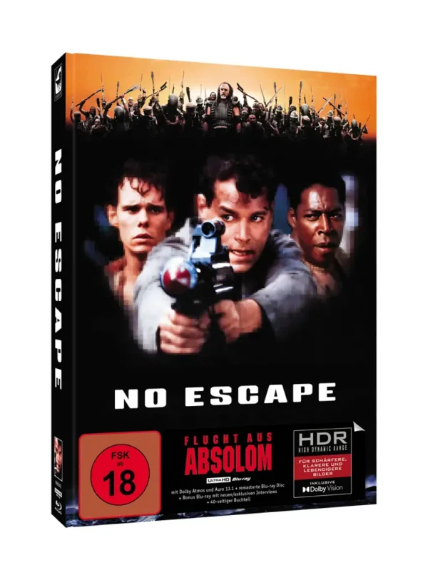 Flucht aus Absolom (US Artwork) – 4K Mediabook B (UHD + Blu-ray Disc + Bonus Blu-ray)