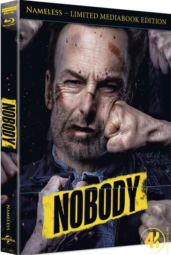 Nobody (Cover B) – 4K Mediabook (UHD + Blu-ray Disc)