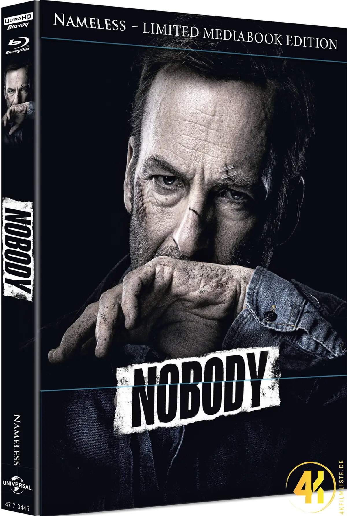 Nobody (Cover D) – 4K Mediabook (UHD + Blu-ray Disc)
