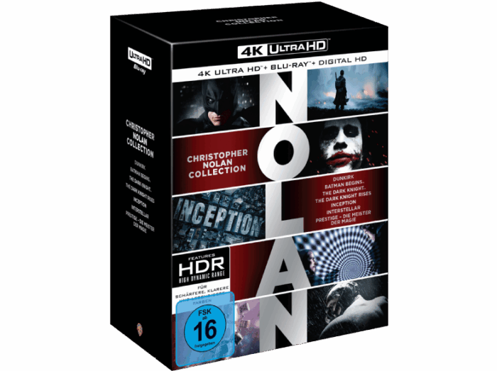 Christopher Nolan 4K Collection – 4K Blu-ray (UHD + Blu-ray Disc)