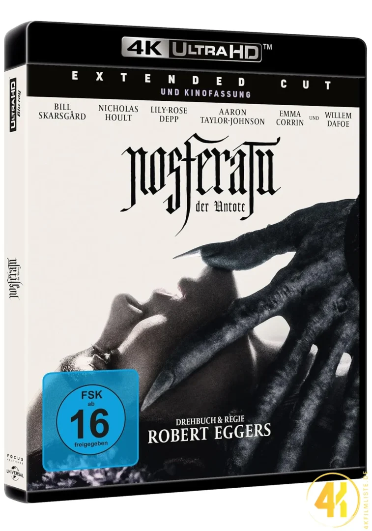 Nosferatu Extended Cut 4K Blu-ray UHD Keep Case Ultra HD Blu-ray Disc