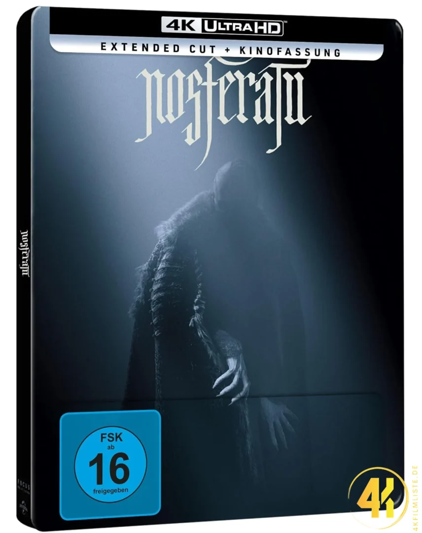 Nosferatu Extended Edition 4K Steelbook Ultra HD Blu-ray Disc