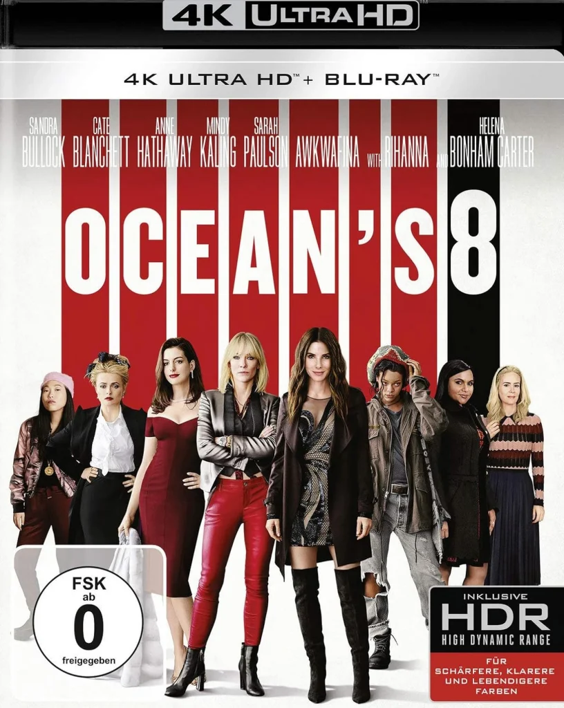 Oceans 8 4K Blu-ray UHD Blu-ray Disc