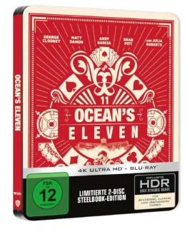 Oceans Eleven Ultra HD Blu-ray Steelbook