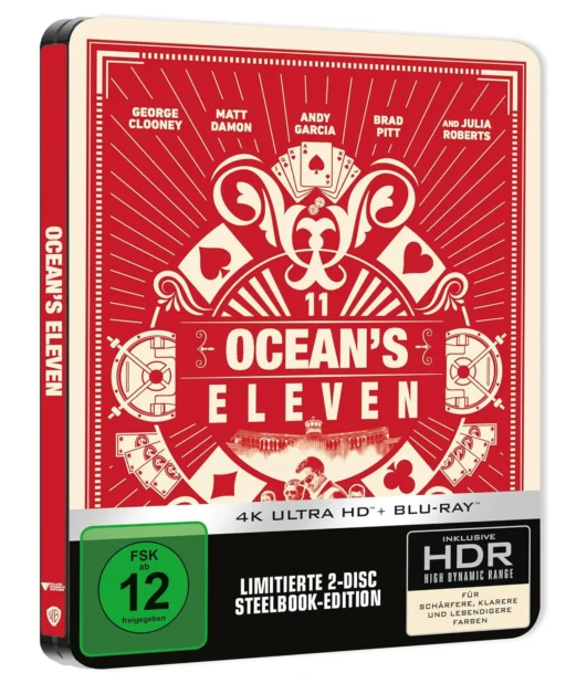Ocean’s 11 – 4K Steelbook (UHD + Blu-ray Disc)