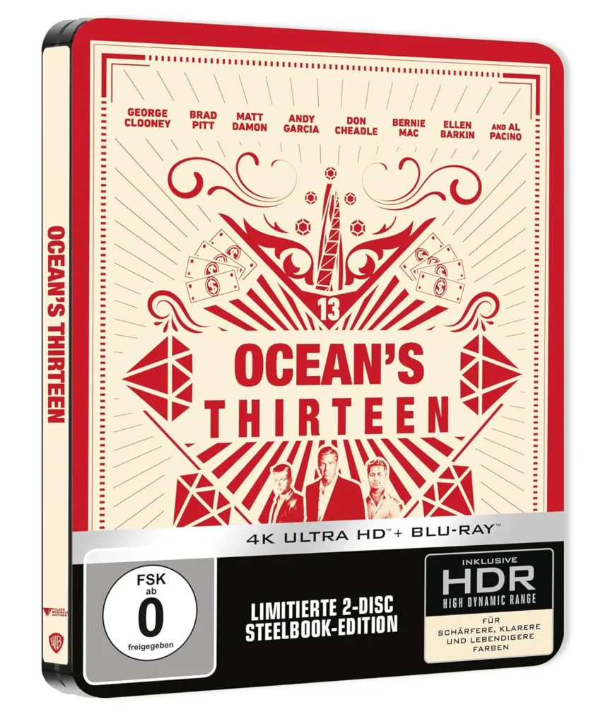 Oceans Thirteen Ultra HD Blu-ray Steelbook