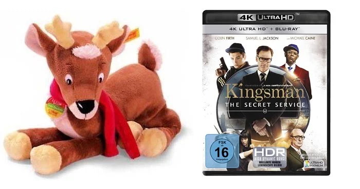 Olaf Plüschtier und 4K Blu-ray