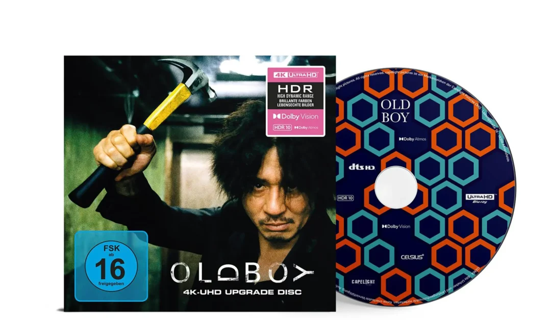 Oldboy (2003) (Pappstecktasche mit Dolby Atmos Upgrade) – 4K Blu-ray (UHD Blu-ray Disc)