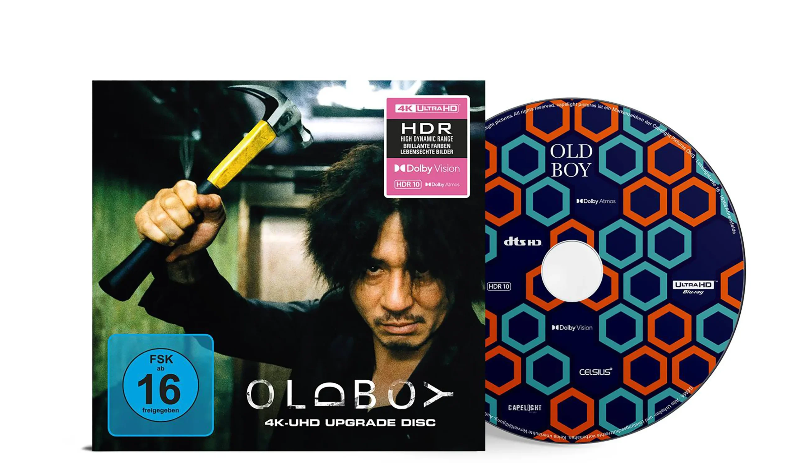 Oldboy (2003) (Pappstecktasche mit Dolby Atmos Upgrade) – 4K Blu-ray (UHD Blu-ray Disc)