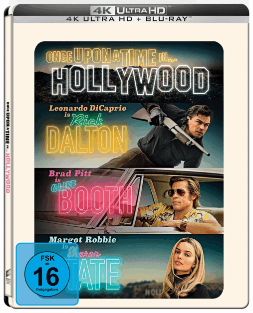 Once Upon A Time In Hollywood – 4K Steelbook (UHD + Blu-ray Disc)