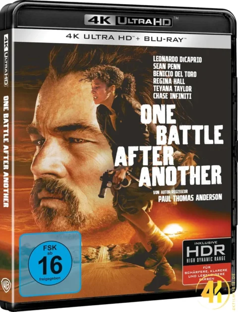 One Battle After Another 4K Blu-ray Ultra HD Blu-ray Disc